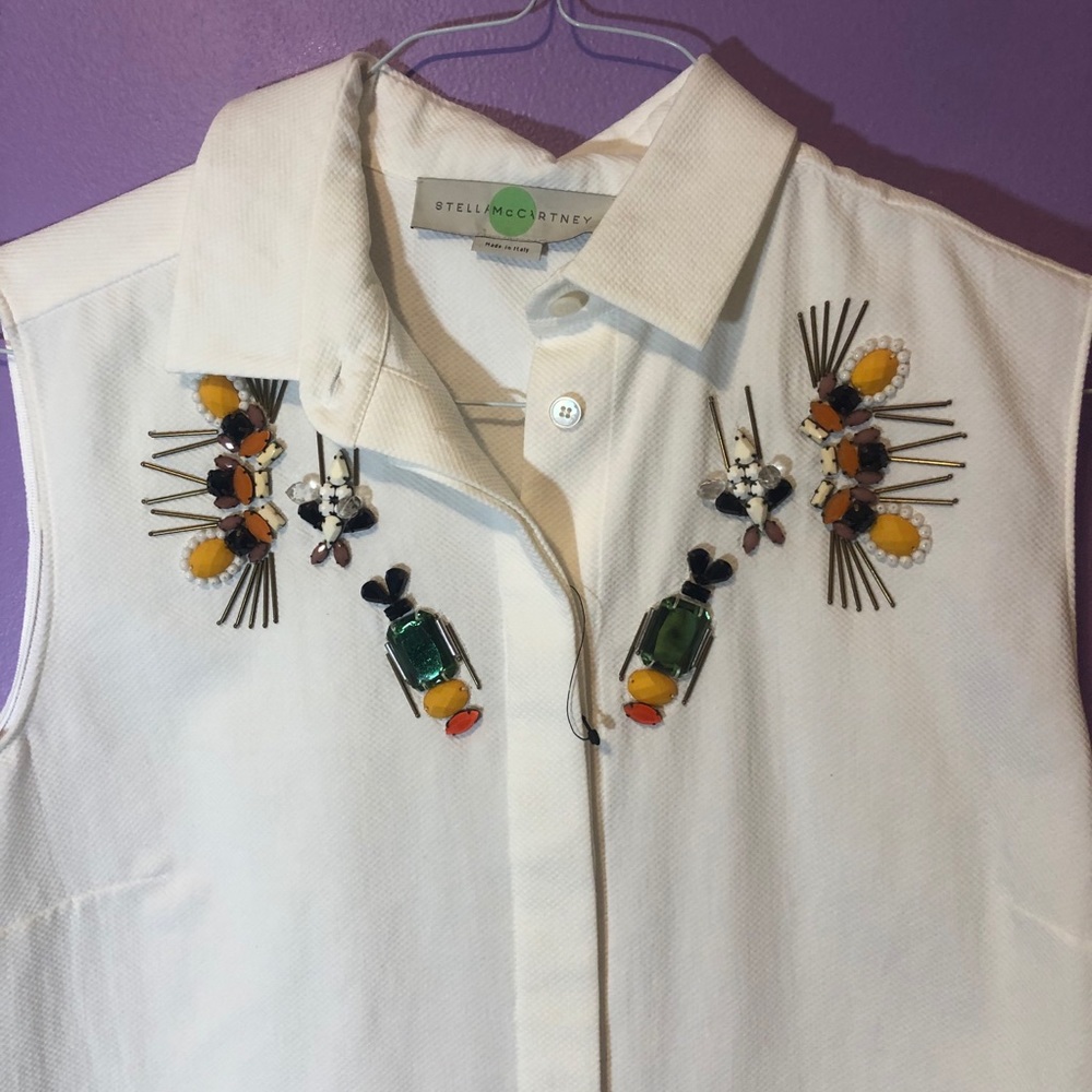 Stella McCartney Sleeveless Embellished Designer